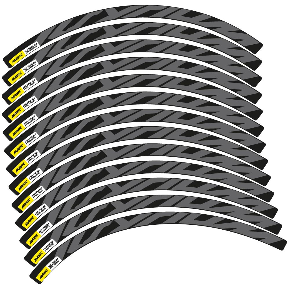 Aufkleber Mavic Ksyrium Disc, Rennradrad 30mm, Fahrradaufkleber Vinyl
