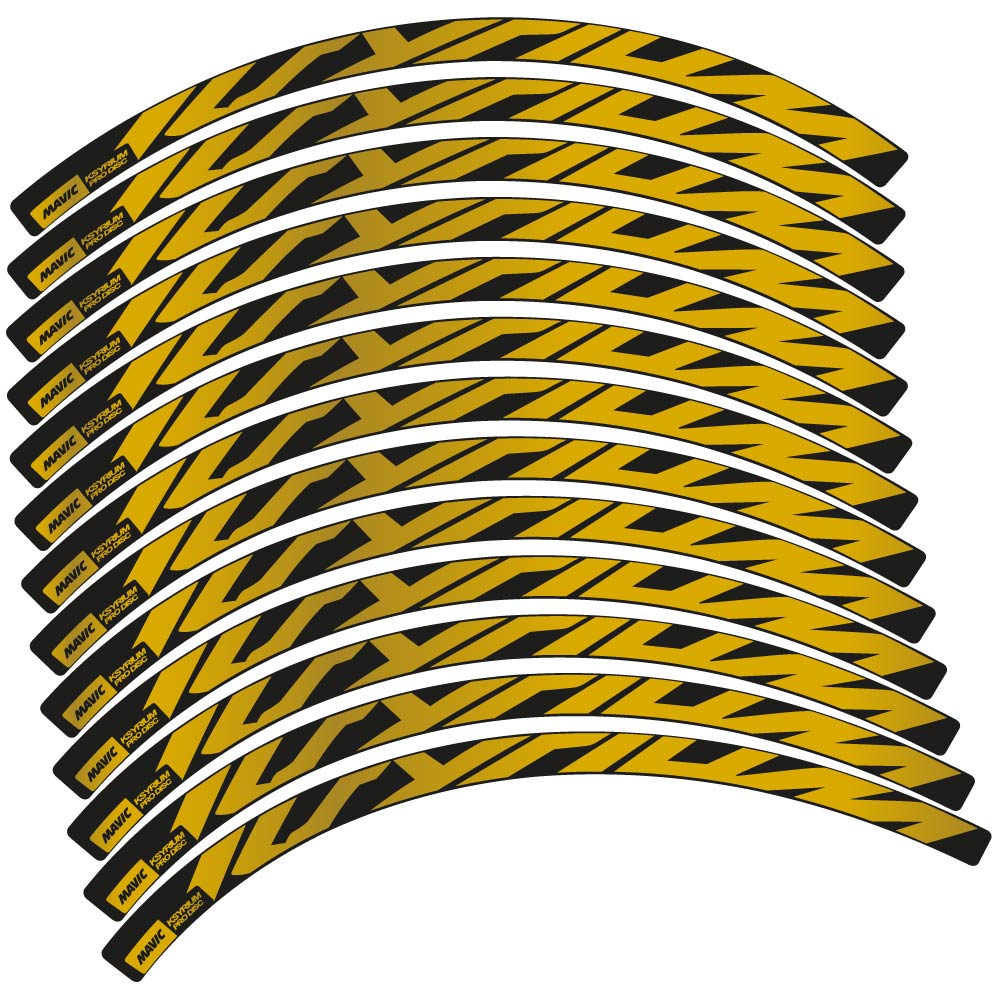 Aufkleber Mavic Ksyrium Disc, Rennradrad 30mm, Fahrradaufkleber Vinyl