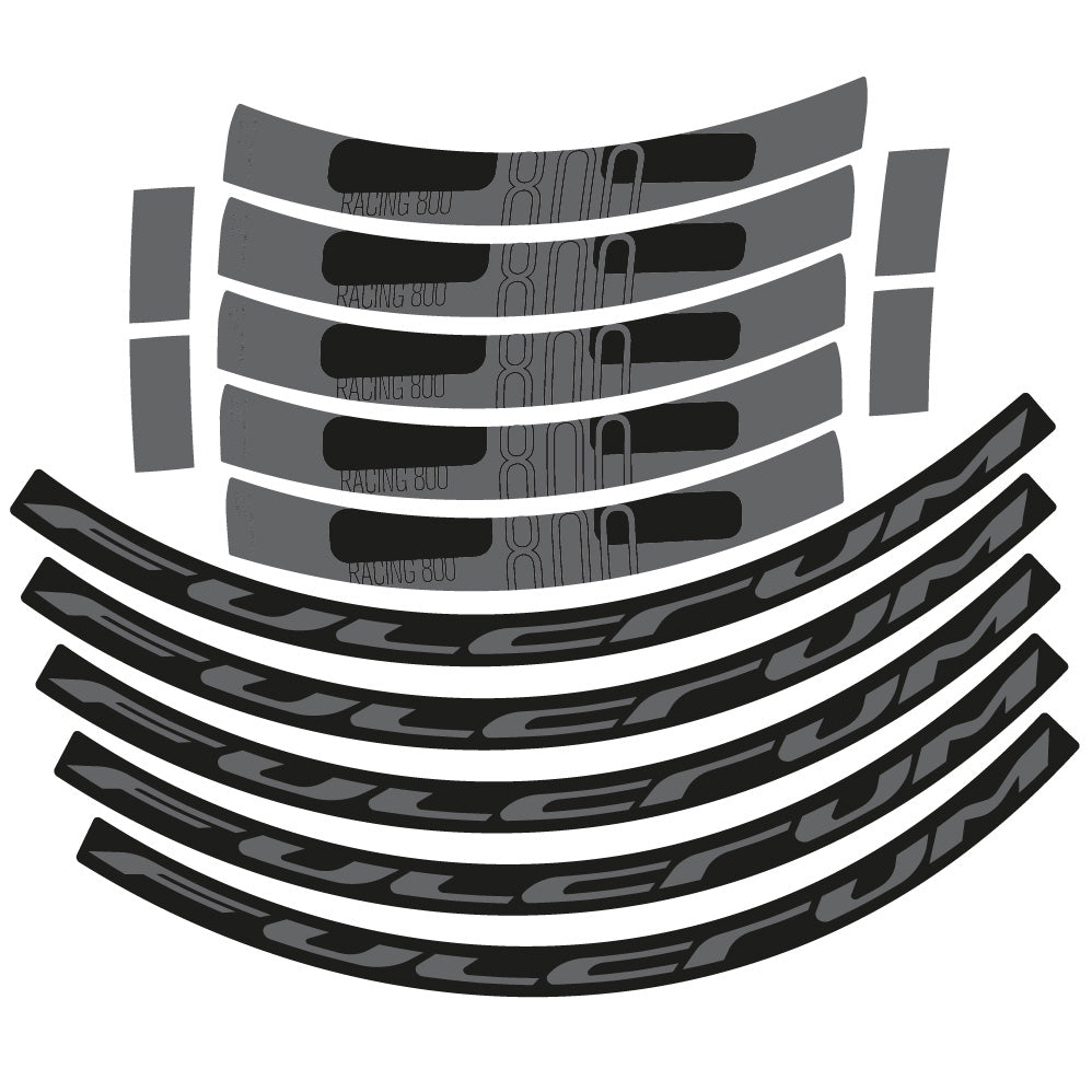 Aufkleber Fulcrum Racing 800 DB Disc, Rennradrad 35 mm, Fahrradaufkleber Vinyl