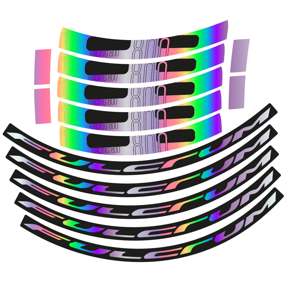 Aufkleber Fulcrum Racing 800 DB Disc, Rennradrad 35 mm, Fahrradaufkleber Vinyl