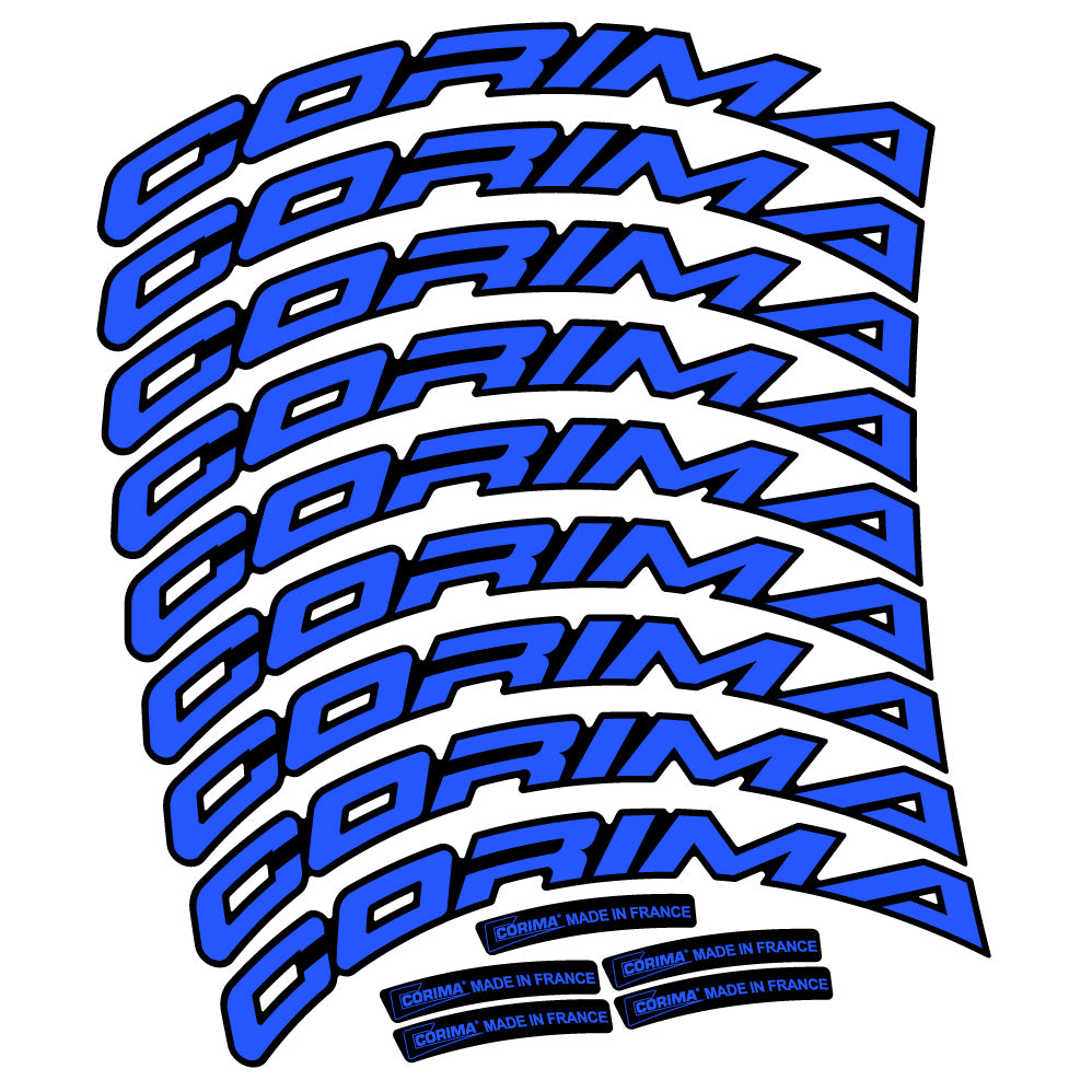 Aufkleber Corima 47 WS, Rennradrad 47 mm, Fahrradaufkleber Vinyl