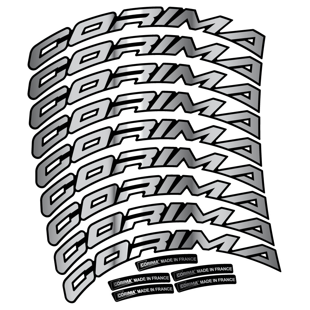 Aufkleber Corima 47 WS, Rennradrad 47 mm, Fahrradaufkleber Vinyl