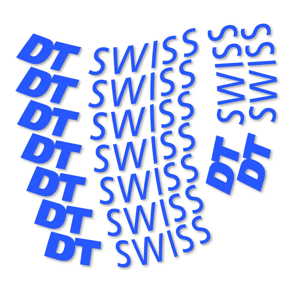 Aufkleber DT Swiss, Rennradrad 50mm, Fahrradaufkleber Vinyl