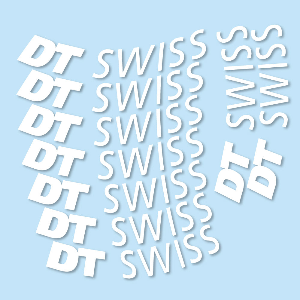 Aufkleber DT Swiss, Rennradrad 50mm, Fahrradaufkleber Vinyl