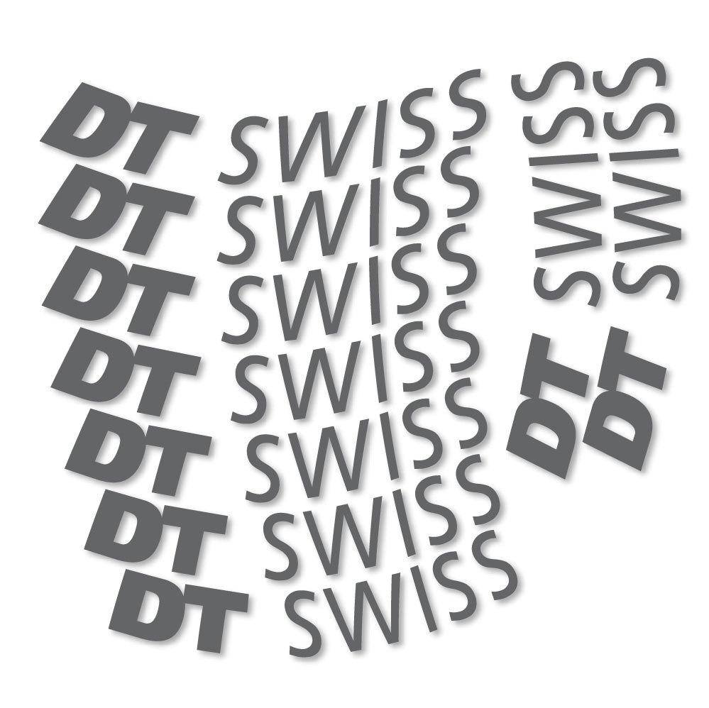 Aufkleber DT Swiss, Rennradrad 50mm, Fahrradaufkleber Vinyl