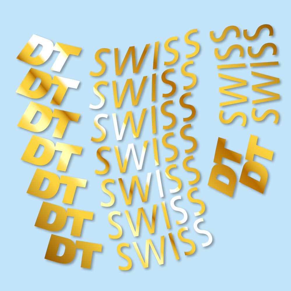 Aufkleber DT Swiss, Rennradrad 50mm, Fahrradaufkleber Vinyl