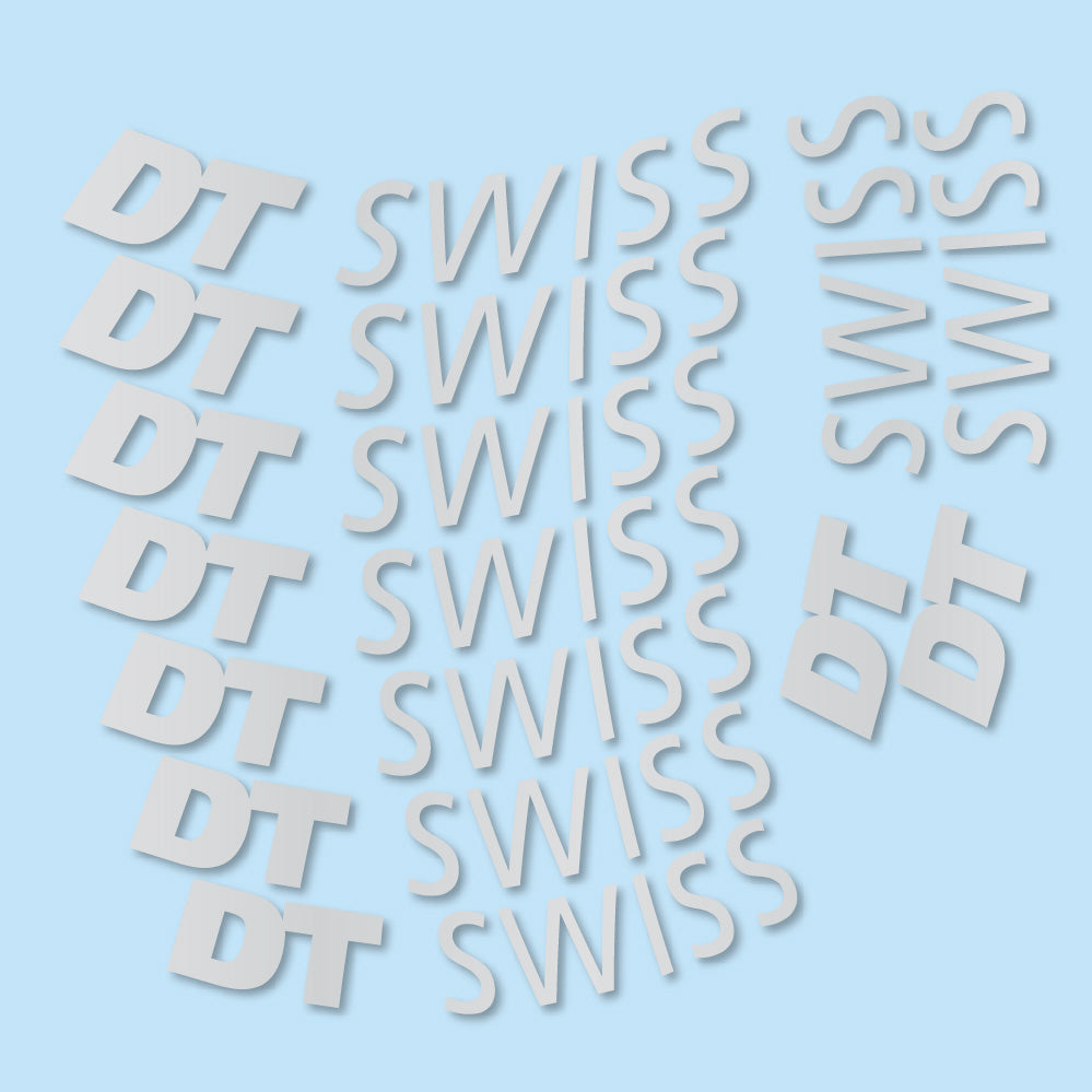 Aufkleber DT Swiss, Rennradrad 50mm, Fahrradaufkleber Vinyl
