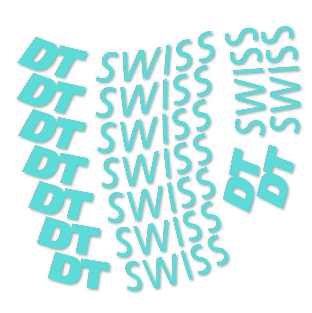 Aufkleber DT Swiss, Rennradrad 50mm, Fahrradaufkleber Vinyl