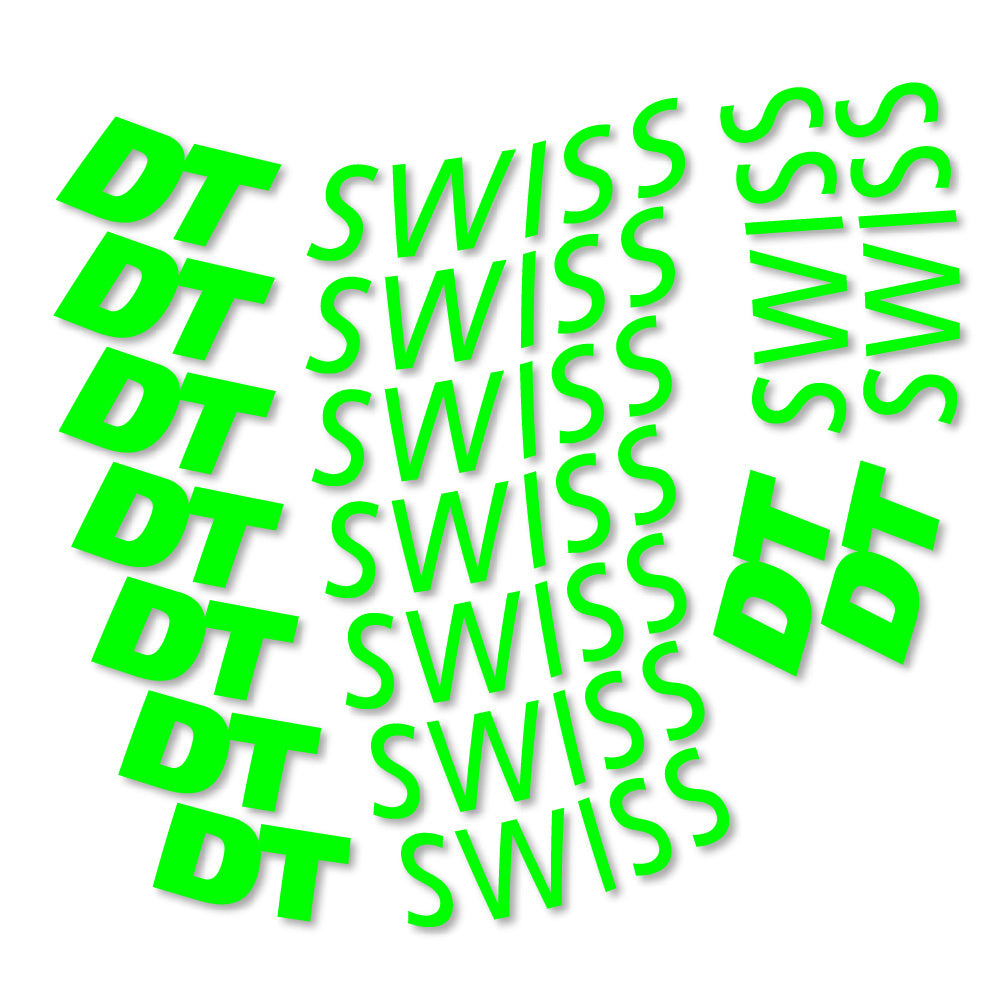 Aufkleber DT Swiss, Rennradrad 50mm, Fahrradaufkleber Vinyl