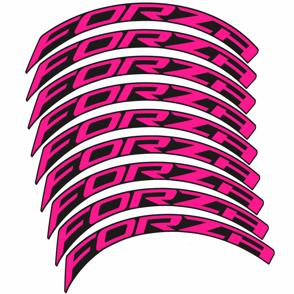Aufkleber Forza, Road Wheel 50, Fahrradaufkleber Vinyl