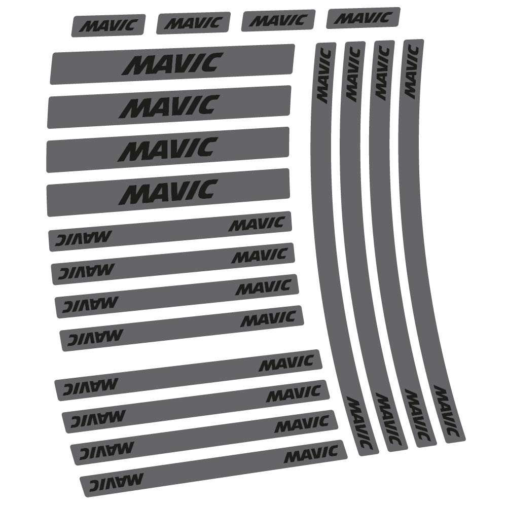 Aufkleber Mavic, Rennrad 50 mm und Nabe, Fahrradaufkleber Vinyl