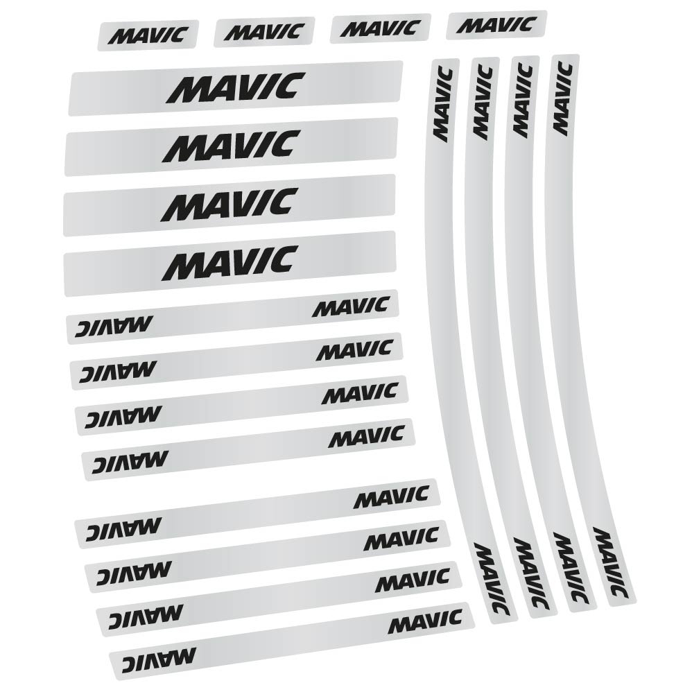 Aufkleber Mavic, Rennrad 50 mm und Nabe, Fahrradaufkleber Vinyl