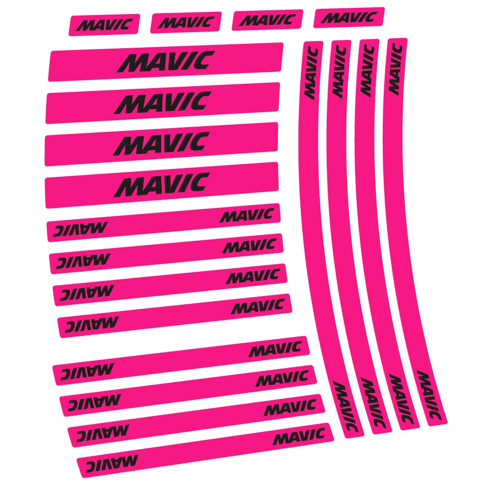 Aufkleber Mavic, Rennrad 50 mm und Nabe, Fahrradaufkleber Vinyl