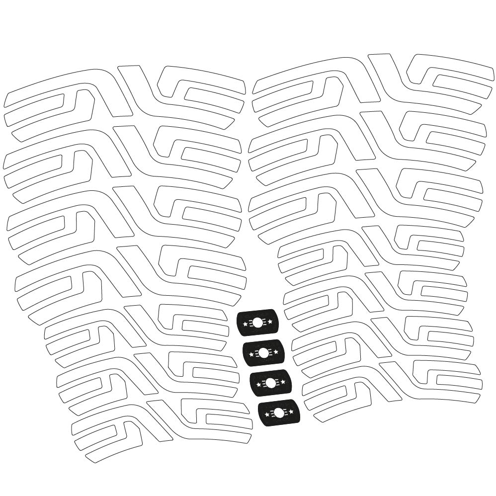 Decal Enve SES, Road Wheel 55+65mm, bike sticker vinyl