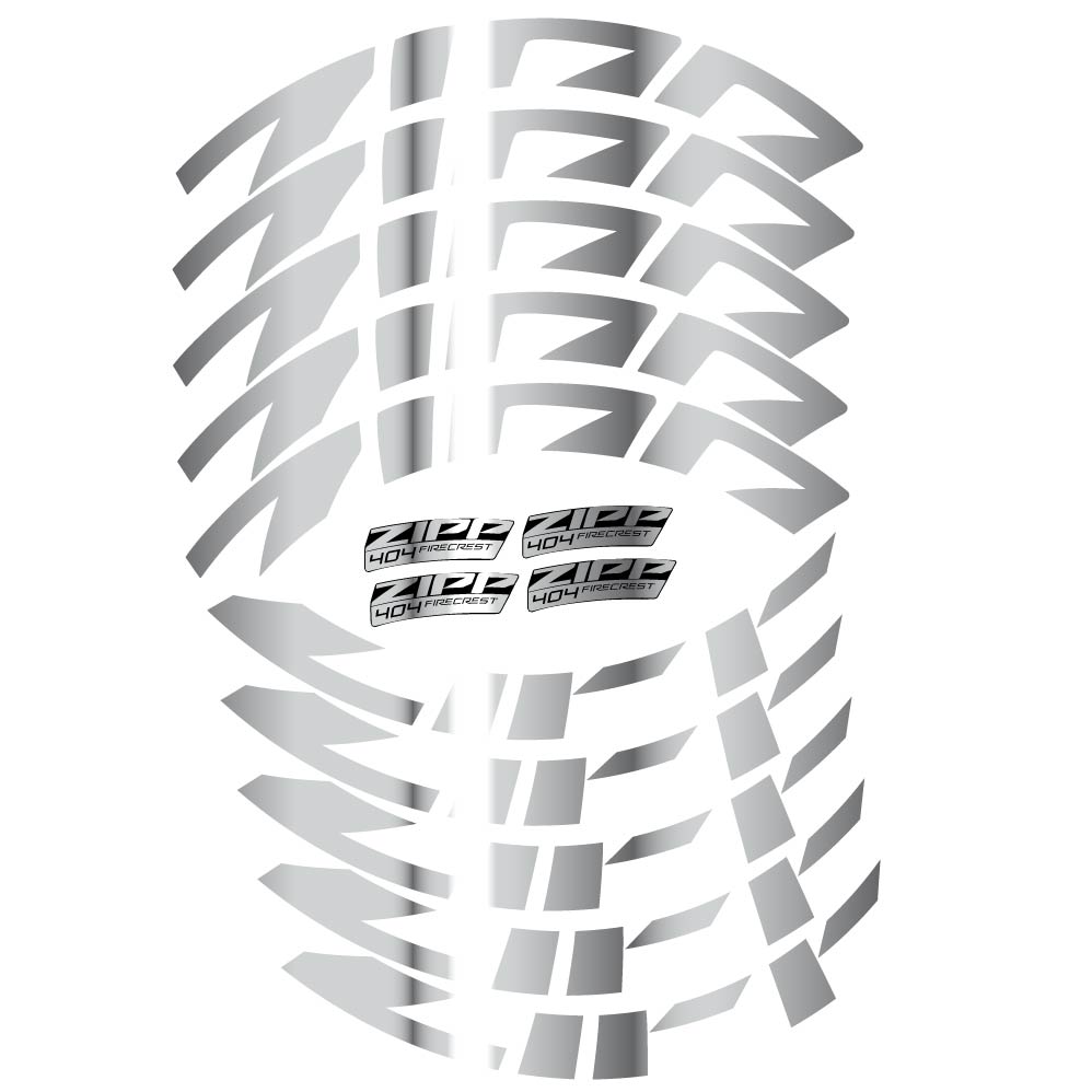 Aufkleber Zipp 404 FireCrest Disc 2022, Rennradrad 58mm, Fahrradaufkleber Vinyl