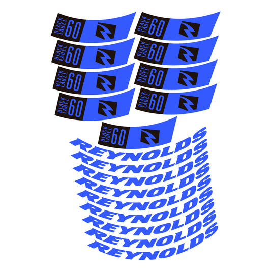Medium Blue decal for Reynolds BL60 2026 road wheel 60mm – bike sticker vinyl