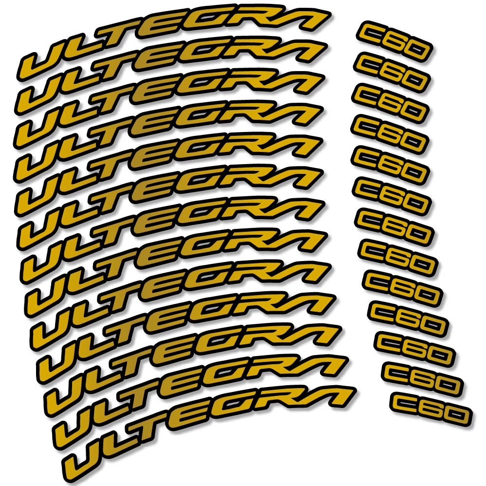 Decal Shimano Ultegra C60, Road Wheel 60mm, bike sticker vinyl