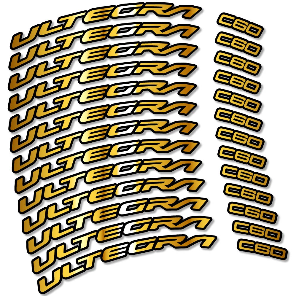 Decal Shimano Ultegra C60, Road Wheel 60mm, bike sticker vinyl