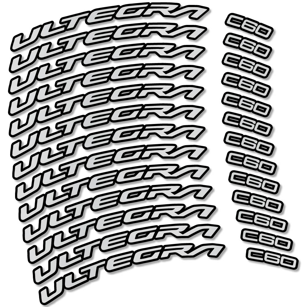 Decal Shimano Ultegra C60, Road Wheel 60mm, bike sticker vinyl