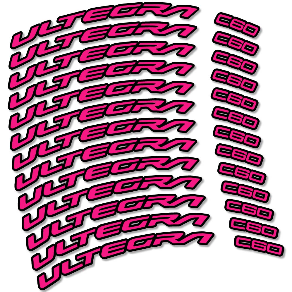 Decal Shimano Ultegra C60, Road Wheel 60mm, bike sticker vinyl