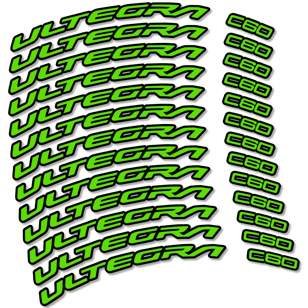 Decal Shimano Ultegra C60, Road Wheel 60mm, bike sticker vinyl