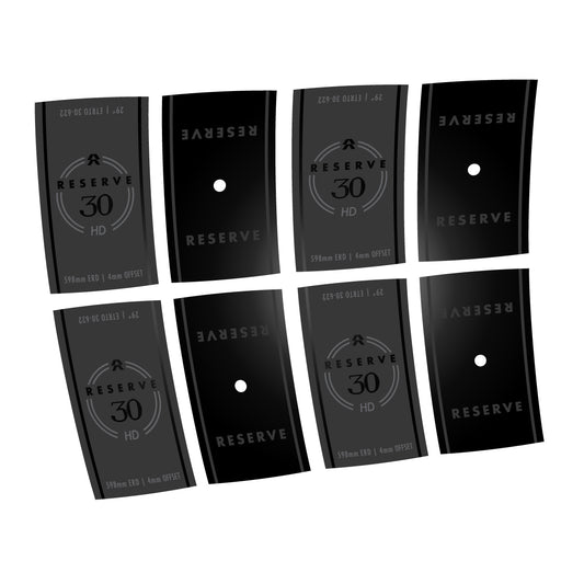 Black decal for Reserve 30 HD Carbon MTB wheel 29" – bike sticker vinyl