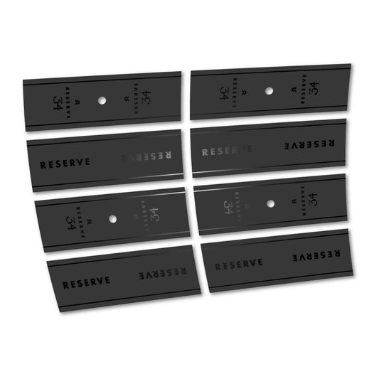 Black decal for Reserve 34 road wheel 34mm – bike sticker vinyl