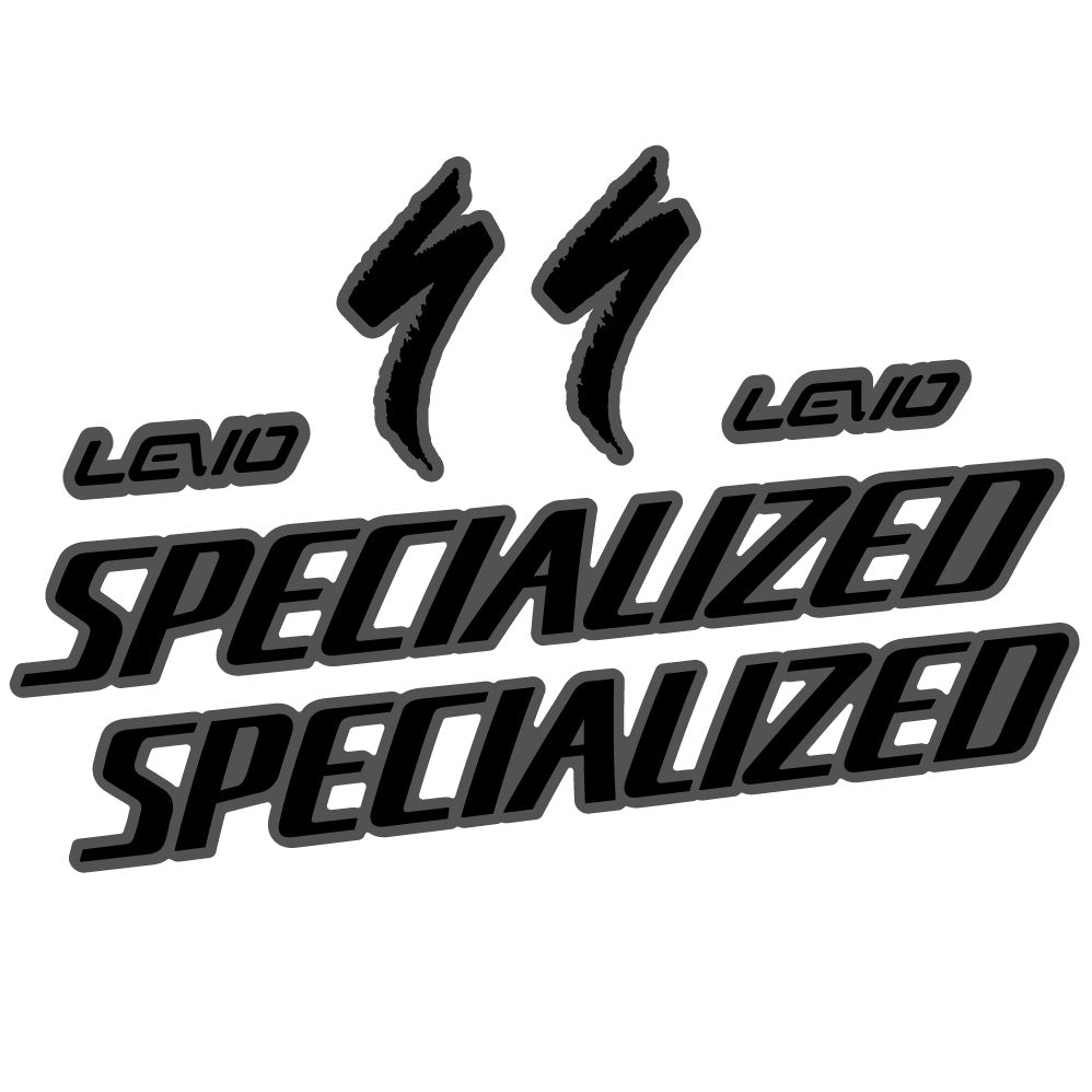 Aufkleber Specialized Levo Comp Carbon Alloy 2022, Rahmen, Fahrradaufkleber Vinyl