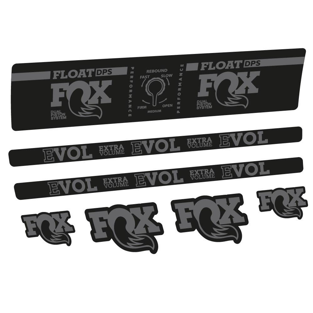 Aufkleber Fox Float DPS Performance, Rear Shox, Fahrradaufkleber Vinyl