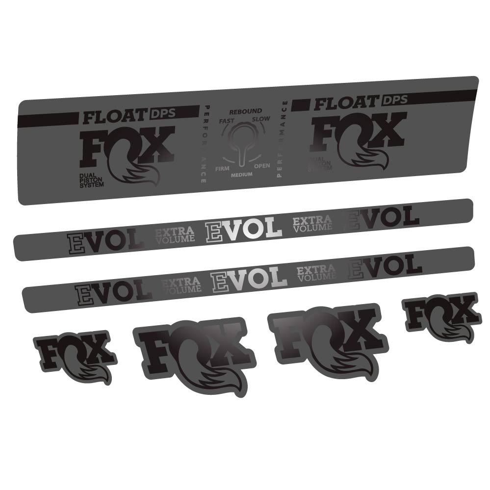 Aufkleber Fox Float DPS Performance, Rear Shox, Fahrradaufkleber Vinyl