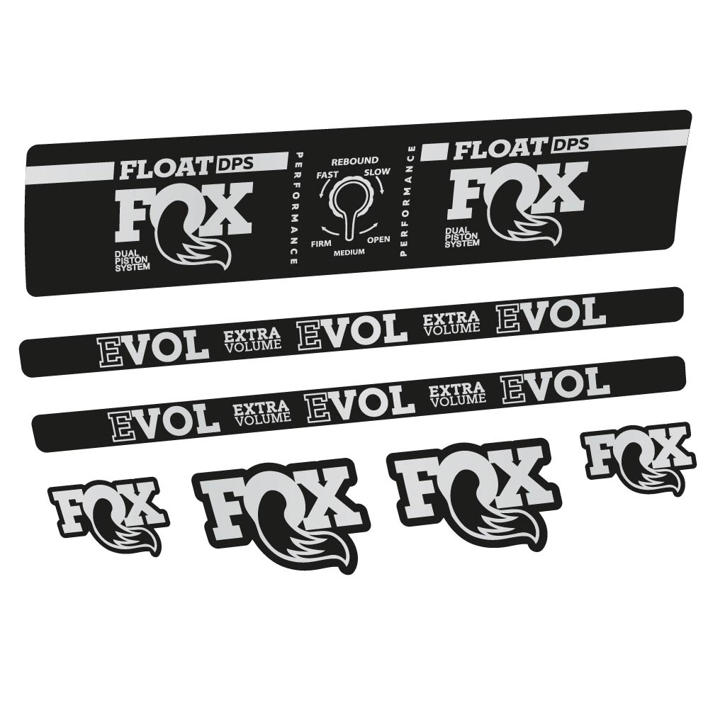 Aufkleber Fox Float DPS Performance, Rear Shox, Fahrradaufkleber Vinyl