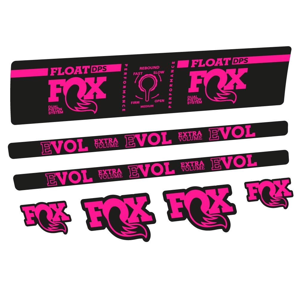 Aufkleber Fox Float DPS Performance, Rear Shox, Fahrradaufkleber Vinyl
