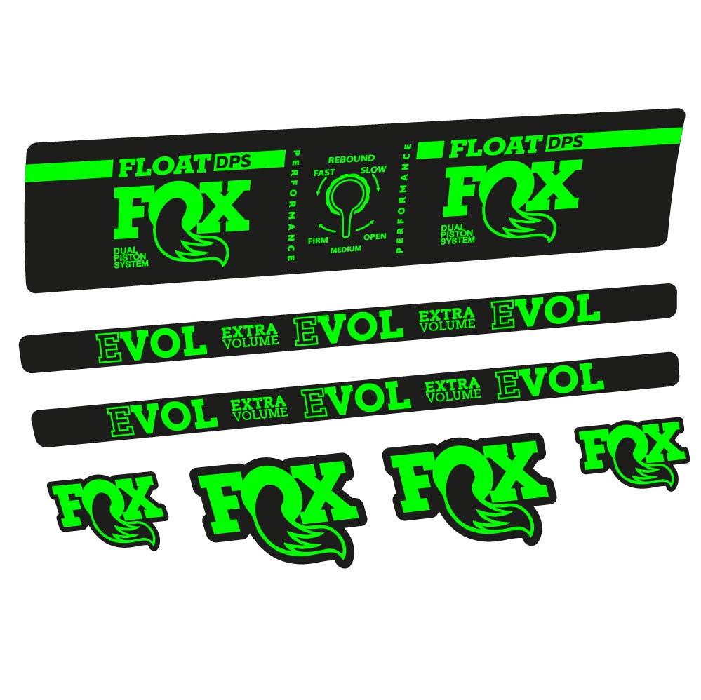 Aufkleber Fox Float DPS Performance, Rear Shox, Fahrradaufkleber Vinyl