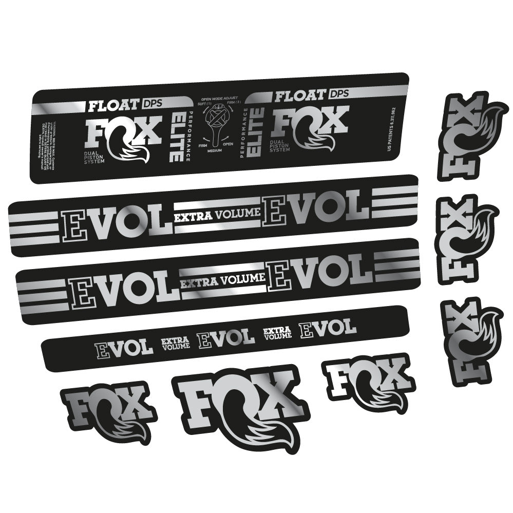 Aufkleber Fox Float DPS Elite, Rear Shox, Fahrradaufkleber Vinyl