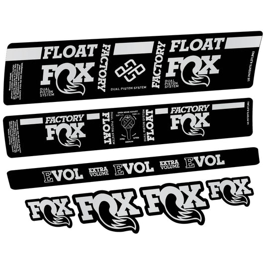 Light Silver decal for Fox DPS Factory 2019 rear shock – bike sticker vinyl