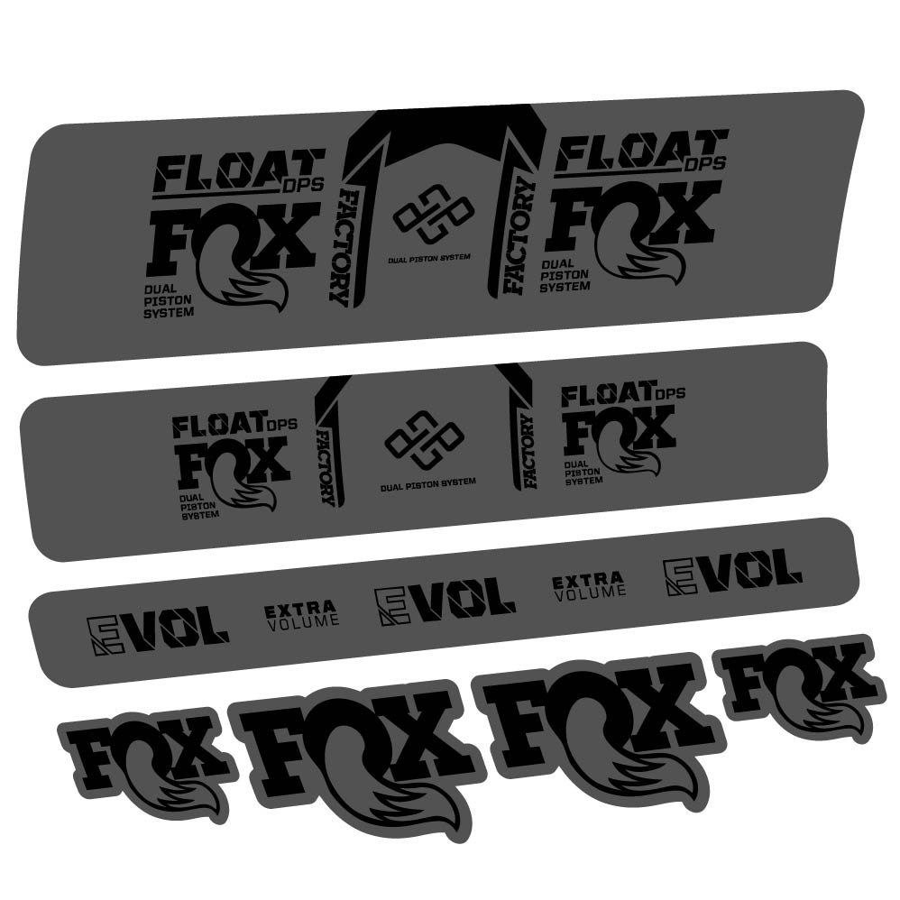 Decal Fox Float DPS Factory Remote 2021, Shock Absorber, bike sticker vinyl