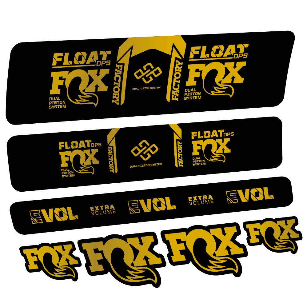 Decal Fox Float DPS Factory Remote 2021, Shock Absorber, bike sticker vinyl