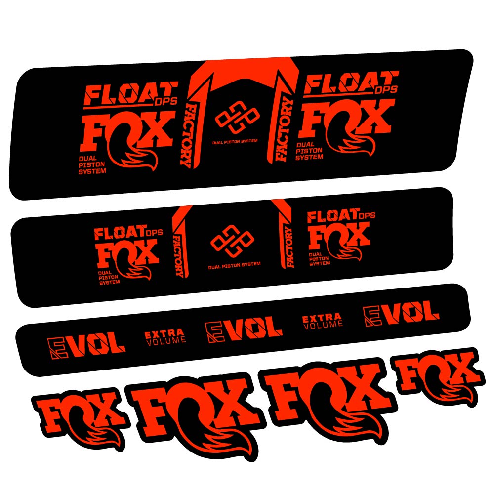 Decal Fox Float DPS Factory Remote 2021, Shock Absorber, bike sticker vinyl