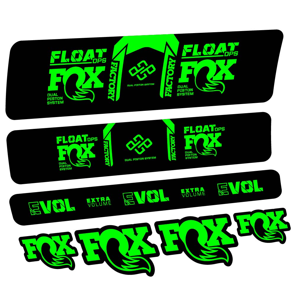Decal Fox Float DPS Factory Remote 2021, Shock Absorber, bike sticker vinyl
