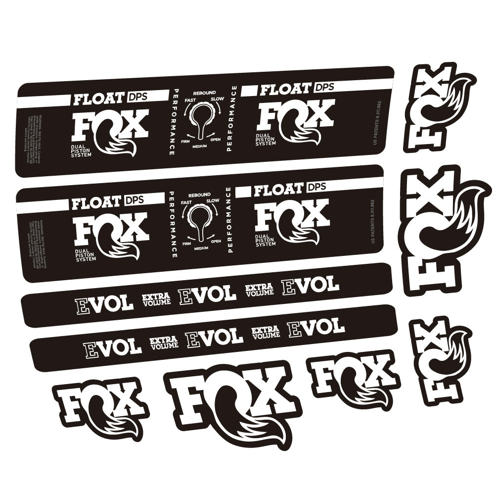 Aufkleber Fox Float DPS Performance, Rear Shox, Fahrradaufkleber Vinyl