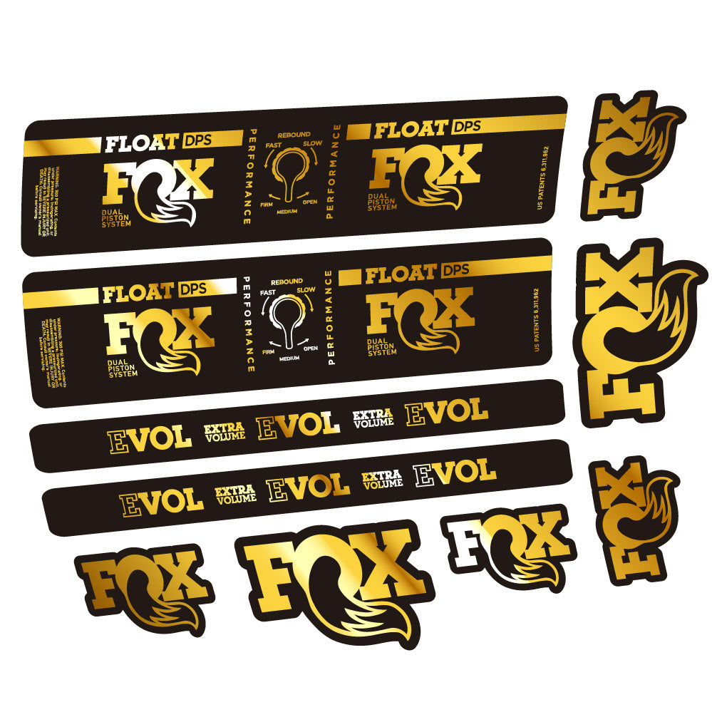 Aufkleber Fox Float DPS Performance, Rear Shox, Fahrradaufkleber Vinyl