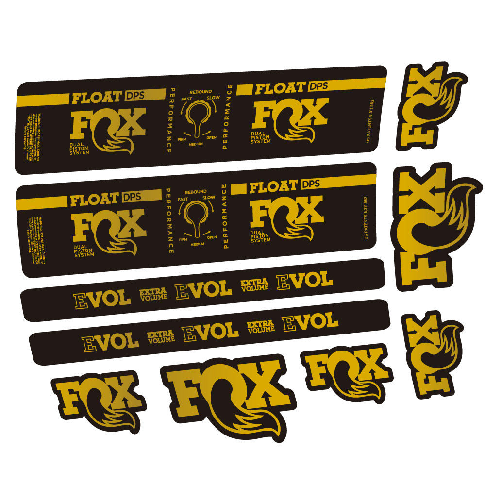 Aufkleber Fox Float DPS Performance, Rear Shox, Fahrradaufkleber Vinyl
