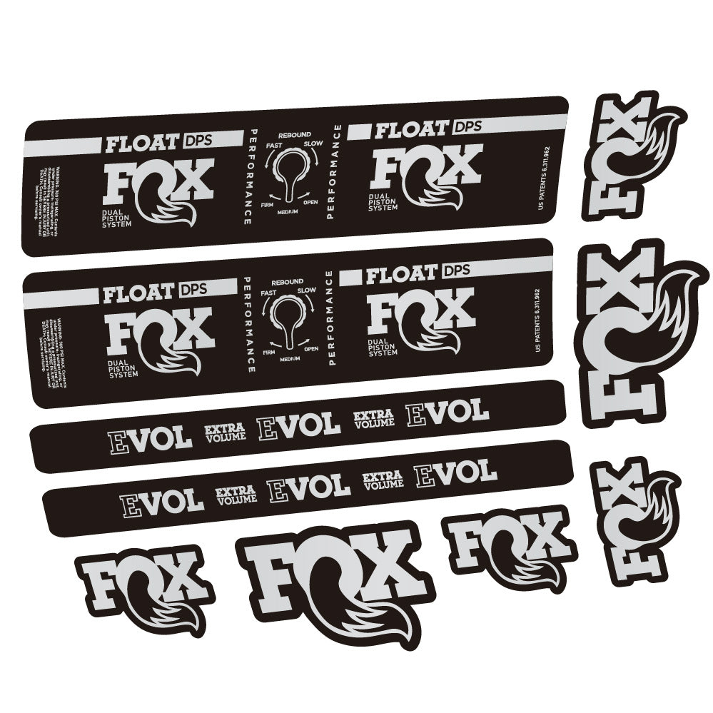 Aufkleber Fox Float DPS Performance, Rear Shox, Fahrradaufkleber Vinyl