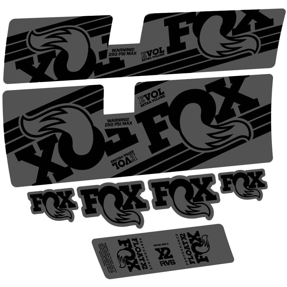 Decal Fox Float X2 Performance 2016, Shock Absorber, bike sticker vinyl