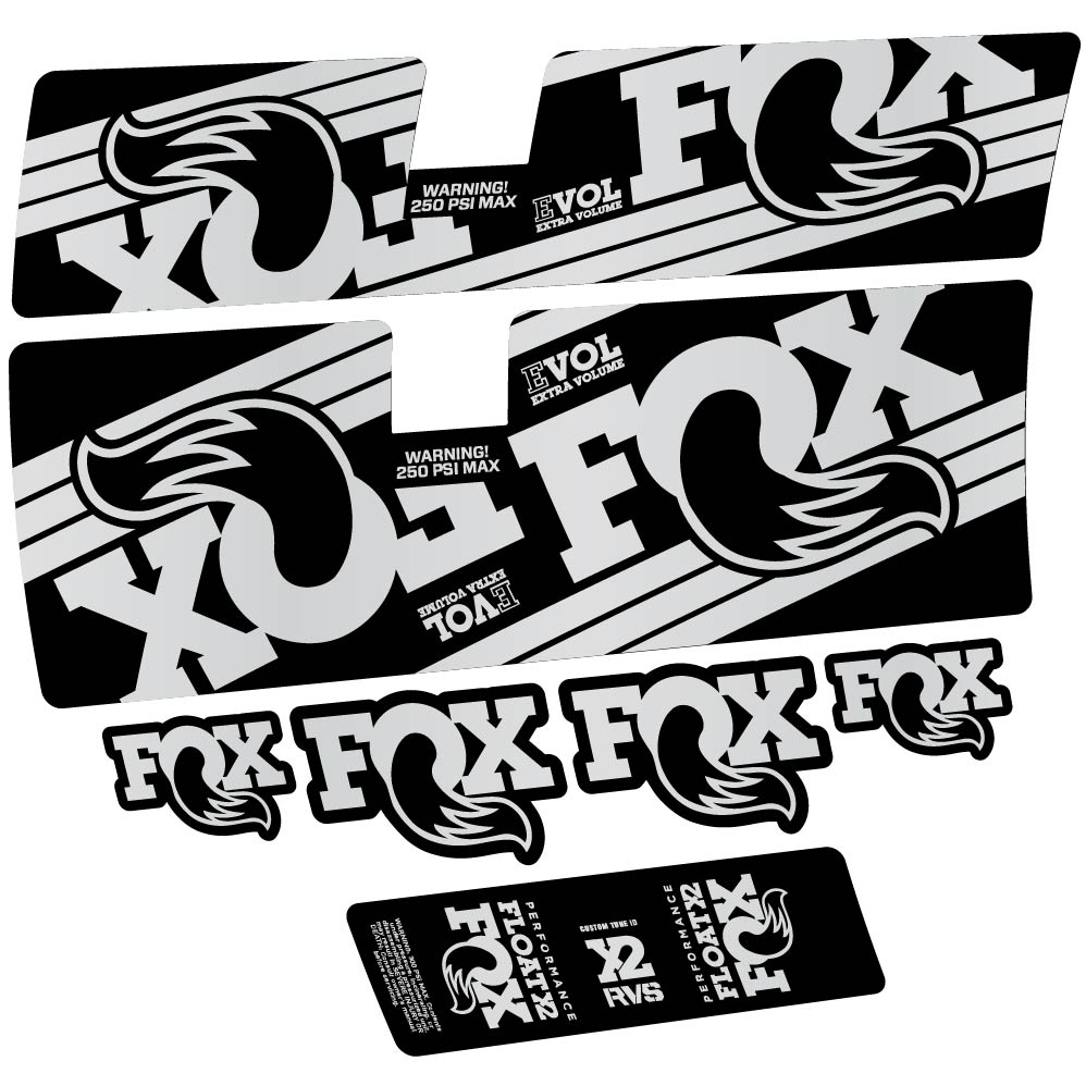 Decal Fox Float X2 Performance 2016, Shock Absorber, bike sticker vinyl