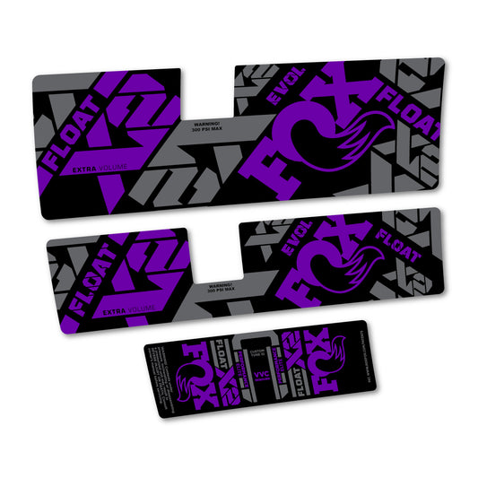 Violet decal for Fox Float X2 Performance Elite 2021 rear shock – bike sticker vinyl