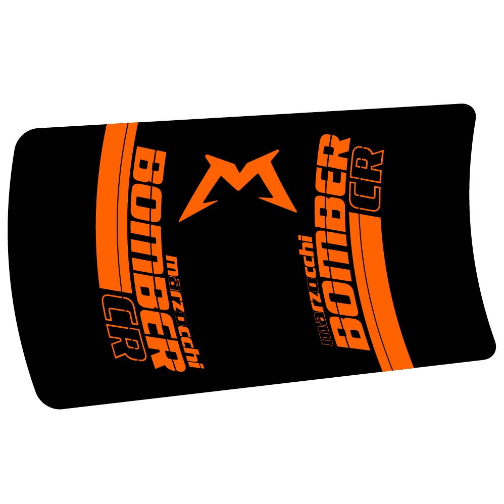 Aufkleber Marzocchi Bomber CR, Stoßdämpfer, Fahrradaufkleber Vinyl