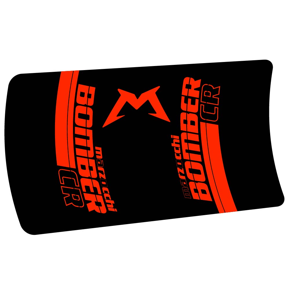 Aufkleber Marzocchi Bomber CR, Stoßdämpfer, Fahrradaufkleber Vinyl