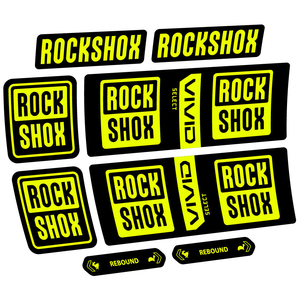 Decal RockShox Vivid Coil Select, Shock Absorber, bike sticker vinyl