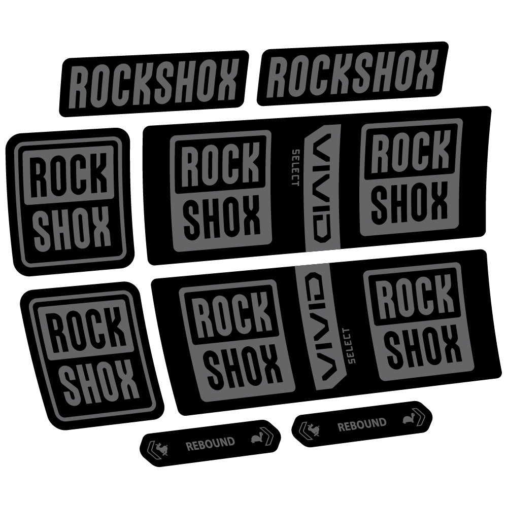 Decal RockShox Vivid Coil Select, Shock Absorber, bike sticker vinyl